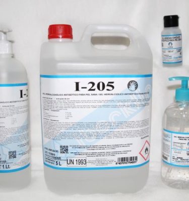 GEL HIDROALCOHOLICO ANTISEPTICO IBERKLIN I-205 5 LITROS