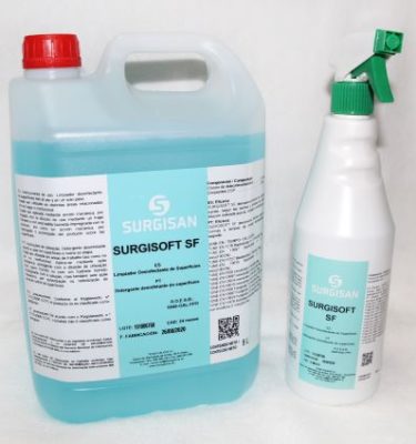 HIGIENIZANTE PARA SUPERFICIES SURGISOFT 750 ML. PULVERIZADOR