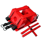 INMOVILIZADOR DE CABEZA ROJO ADAPTABLE A TABLERO