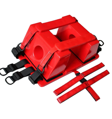 INMOVILIZADOR DE CABEZA ROJO ADAPTABLE A TABLERO