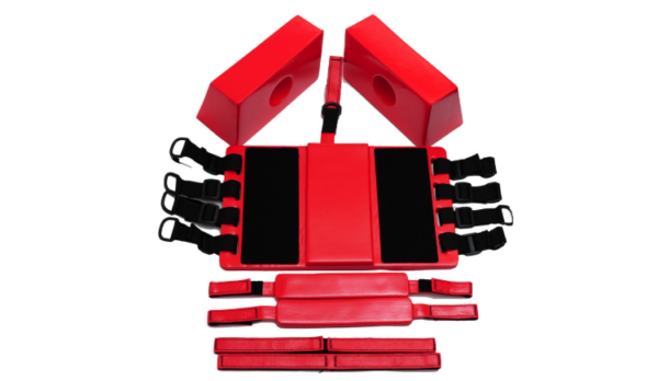 INMOVILIZADOR DE CABEZA ROJO ADAPTABLE A TABLERO - Imagen 3