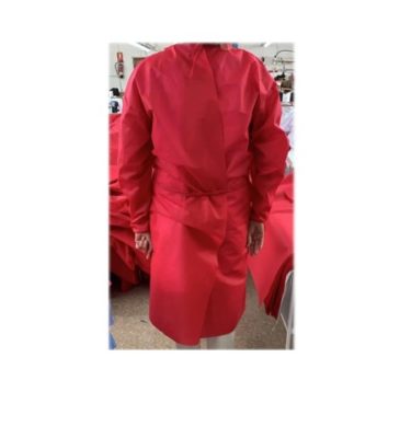 BATA DE PROTECCION IMPERMEABLE PP 50 G. C/10 UND
