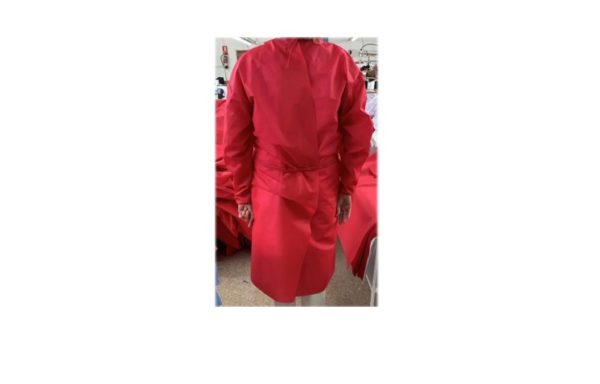 BATA DE PROTECCION IMPERMEABLE PP 50 G. C/10 UND