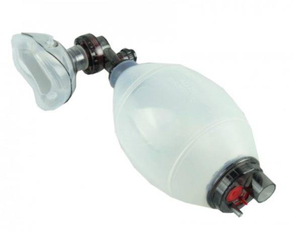 RESUCITADOR MANUAL ADULTO SILICONA
