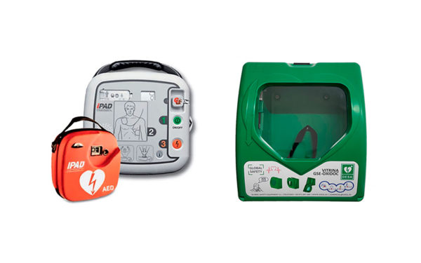 DESFIBRILADOR IPAD CU-SP1 + CABINA + CARTEL + KIT RCP